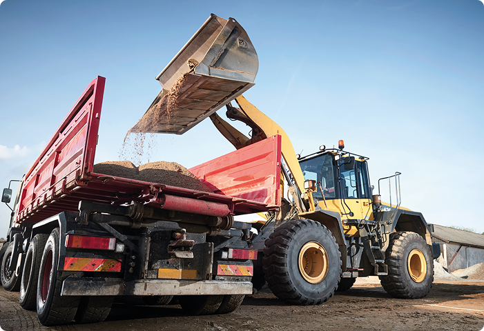 Construction material transportation for contractors and developers