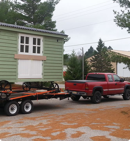Mobile home transportation for single-wide and double-wide manufactured homes