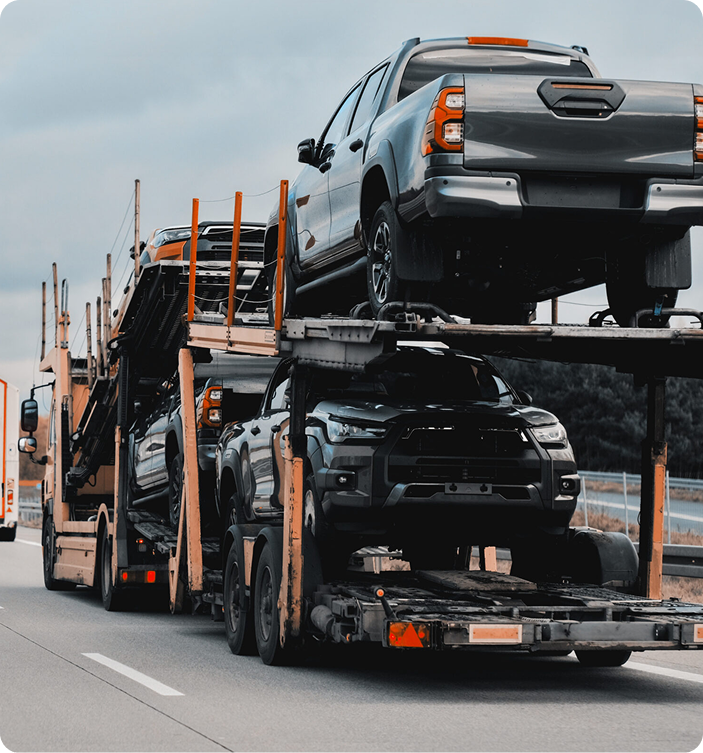 Car transport service for commercial vehicle shipping