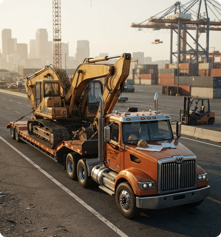 Industrial equipment transportation for manufacturing facilities