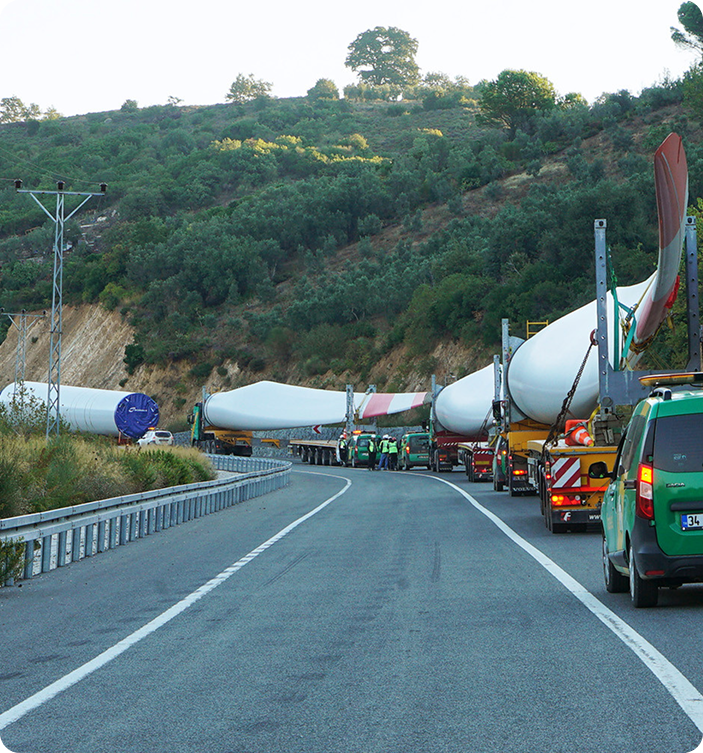 Solar equipment transportation for renewable energy projects