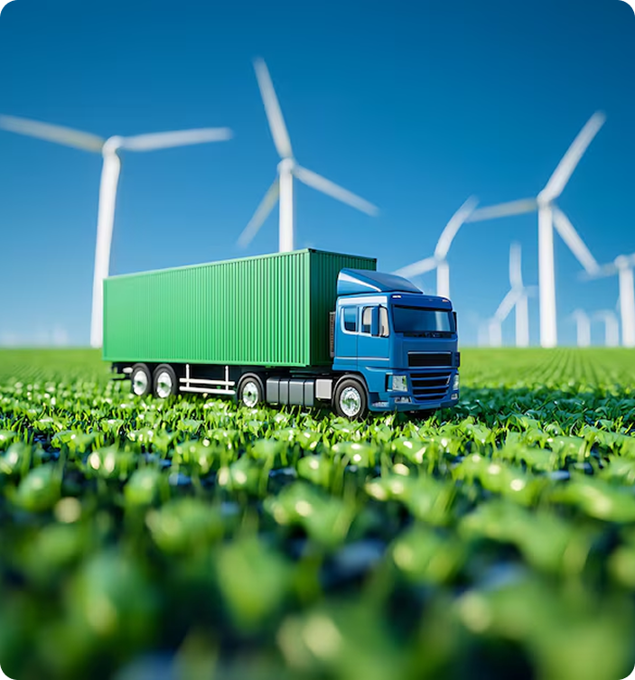 Oversized renewable energy equipment hauling with route planning
