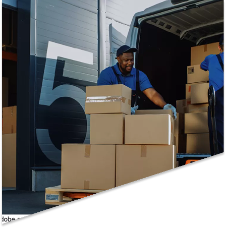Box truck delivery for warehouse transfers and palletized inventory