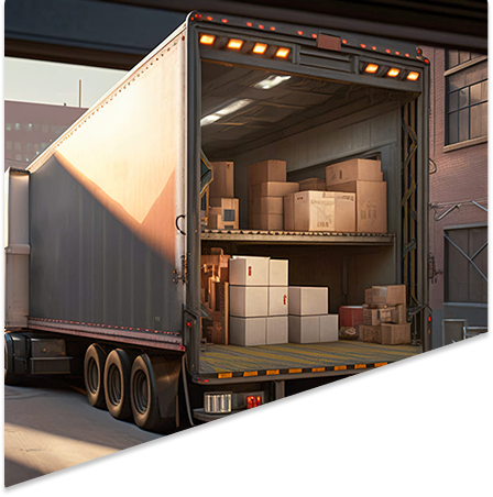 Medical supply delivery using secure box truck transportation