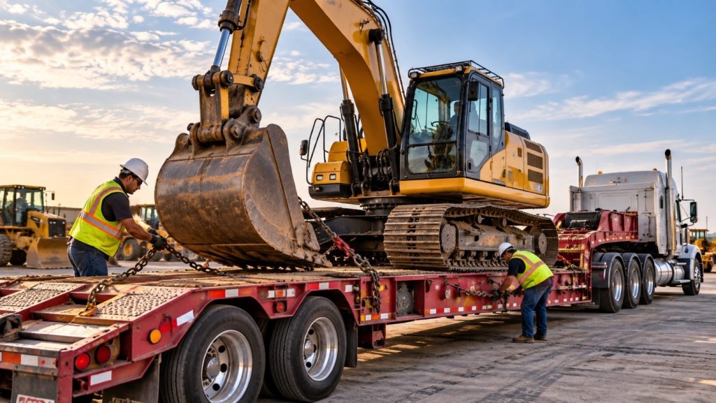 how to move heavy equipment