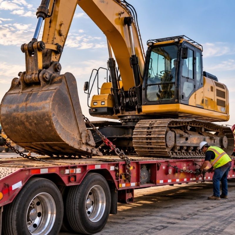 how to move heavy equipment