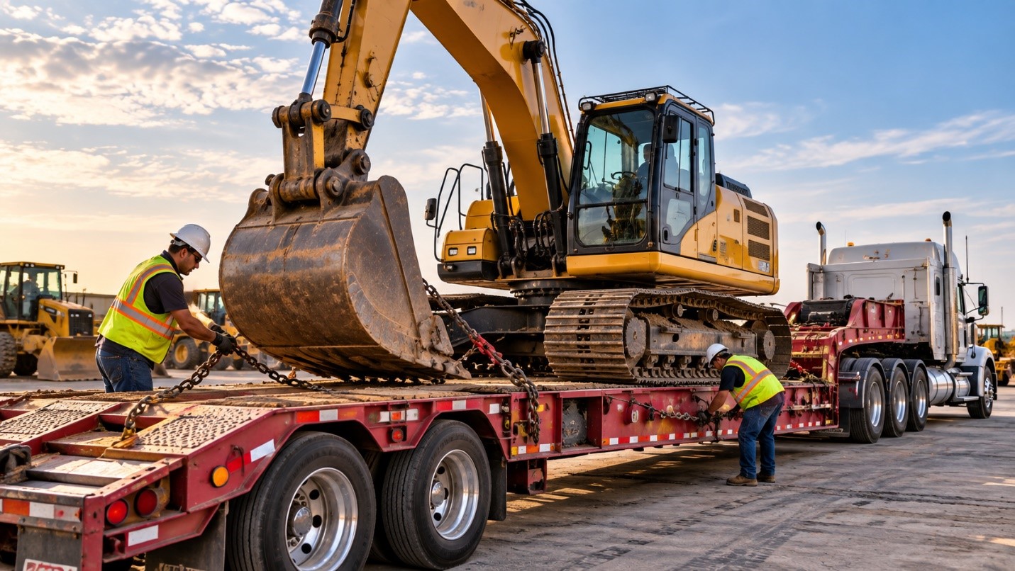 How to Move Heavy Equipment Safely and Efficiently